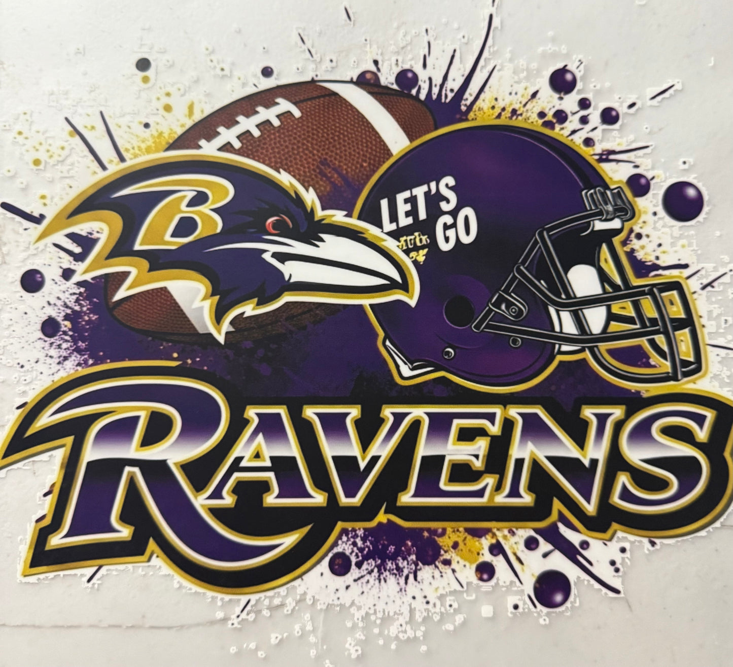 RAVENS PAINT SPLATTER