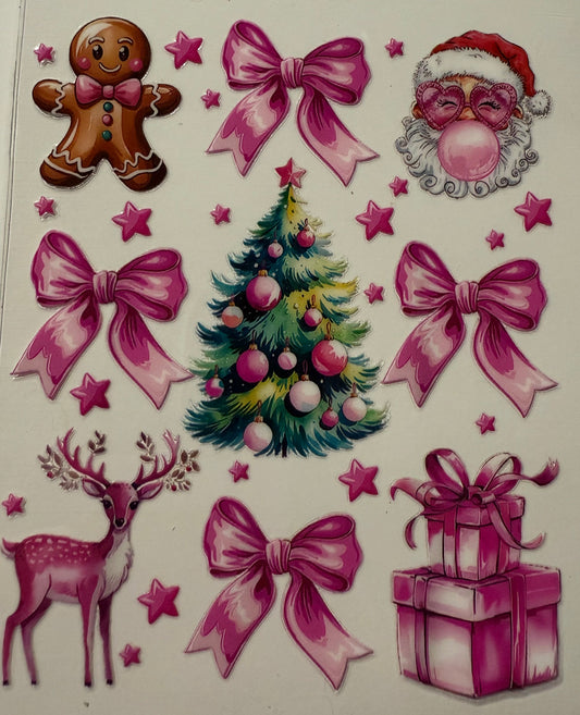 PINK BOWS CHRISTMAS