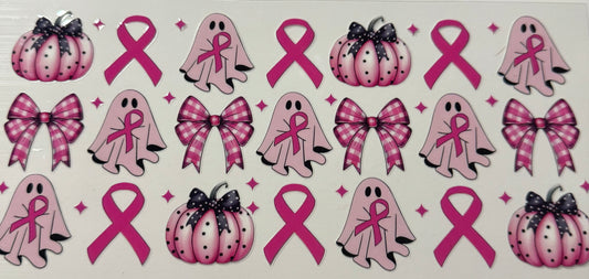 PINK RIBBON GHOSTS BOWS