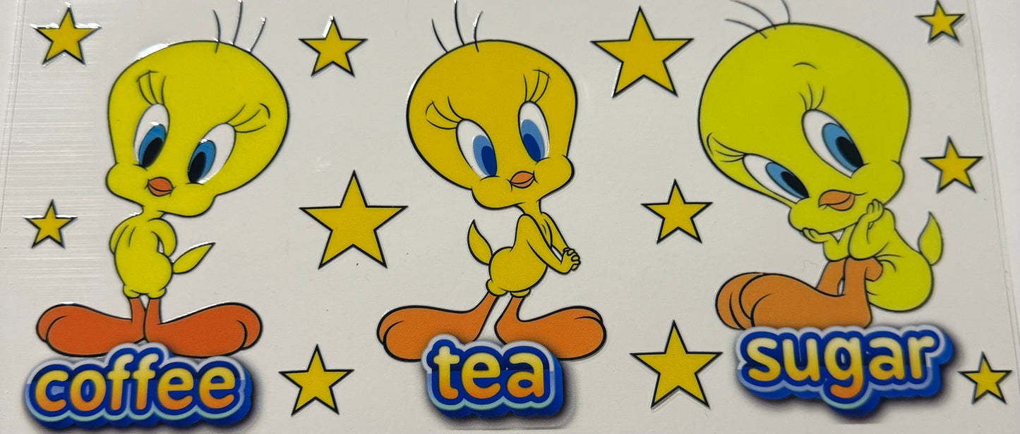 TWEETY COFFEE TEA SUGAR