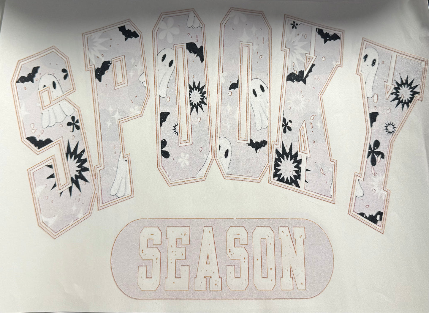 SPOOKY SEASON (SHOWS UP IN COLOR) SINGLE COLOR