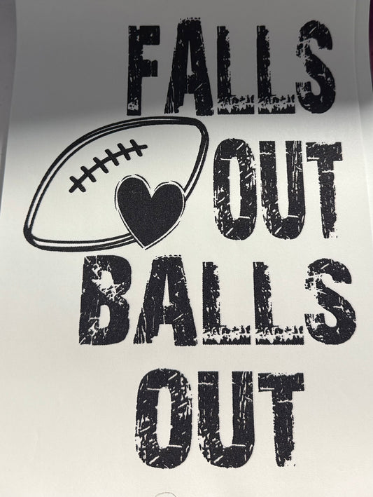 FALLS OUT BALLS OUT SINGLE COLOR