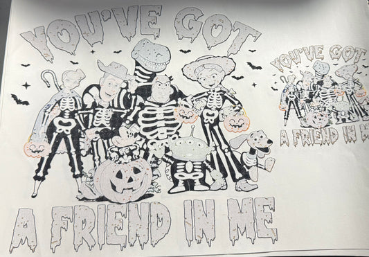 YOUVE GOT A FRIEND IN ME SINGLE COLOR ( BUT SHOWS UP COLOR)
