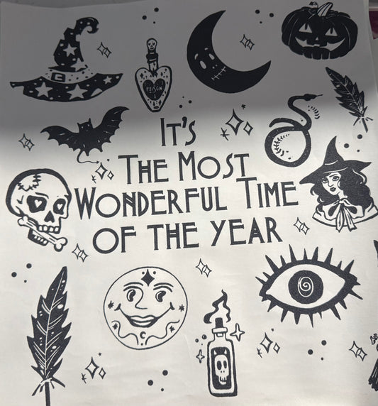 ITS THE MOST WONDERFUL TIME SPOOKY SINGLE COLOR