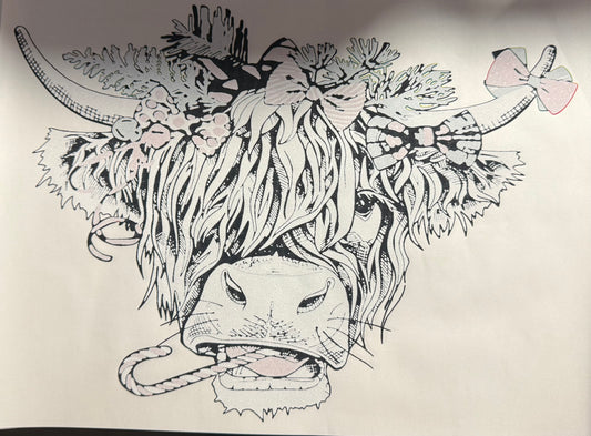 HYLAND COW CHRISTMAS