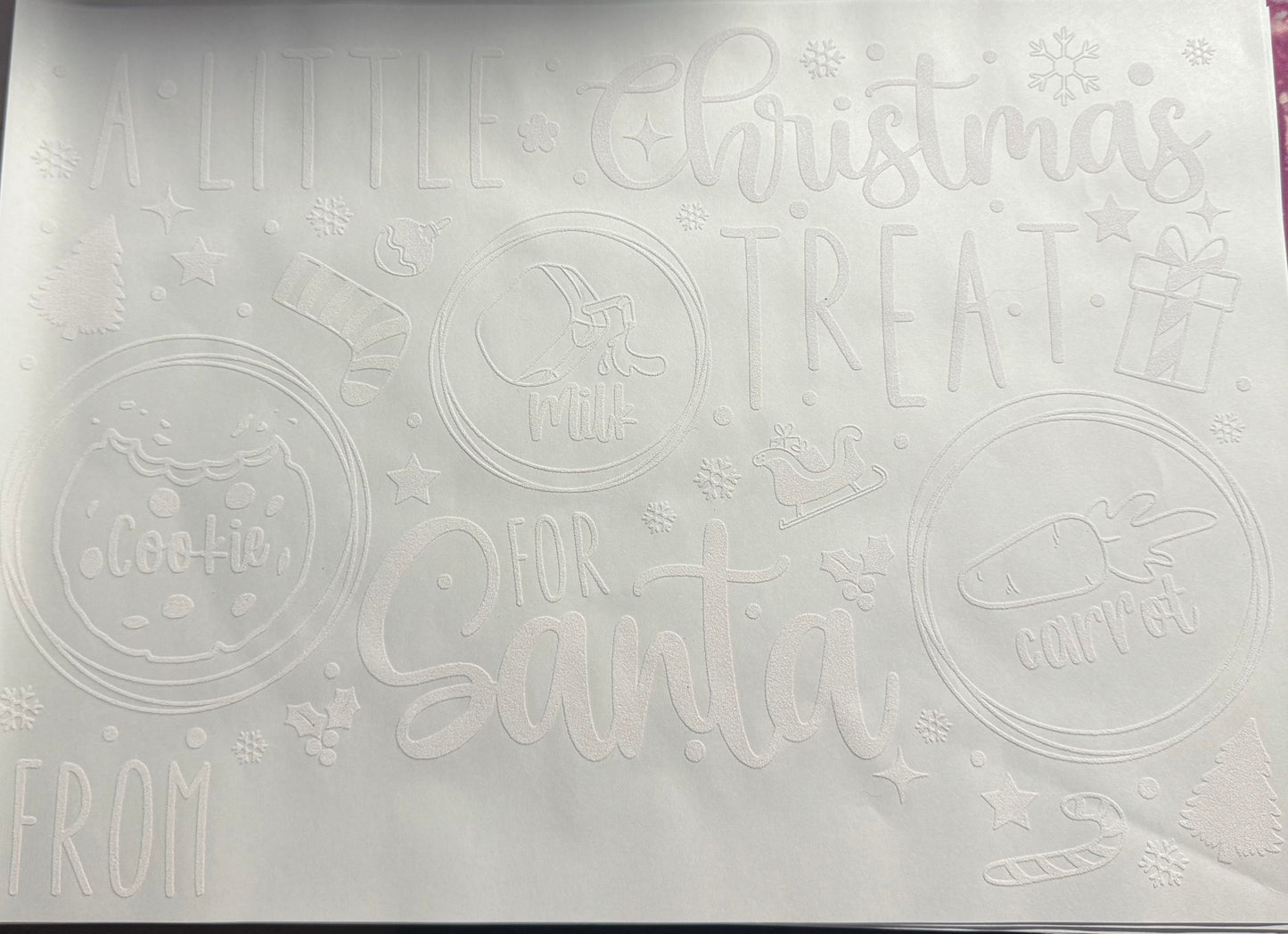 A LITTLE CHRISTMAS TREAT FOR SANTA