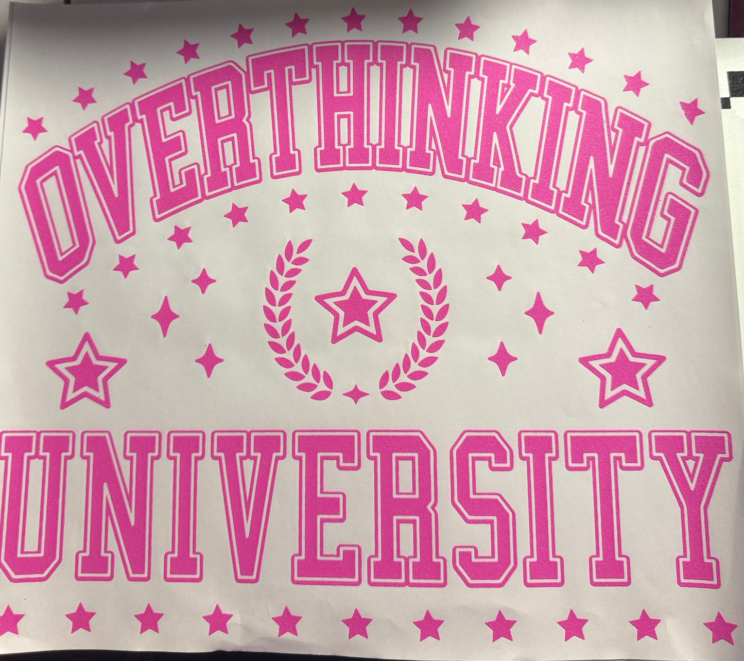 OVERTHINKING UNIVERSITY