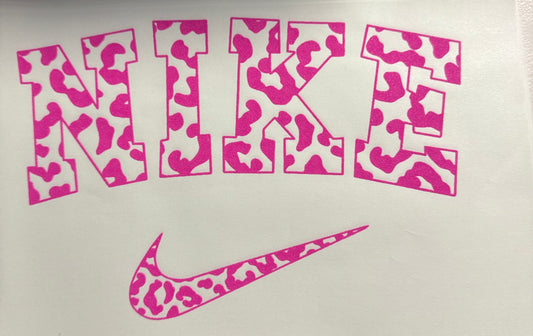 NIKE PINK LEPORARD