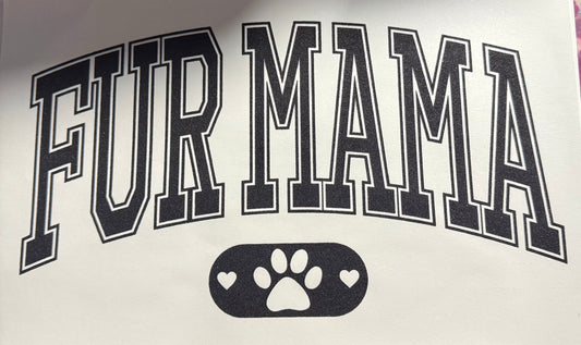FUR MAMA WITH PAW PRINT