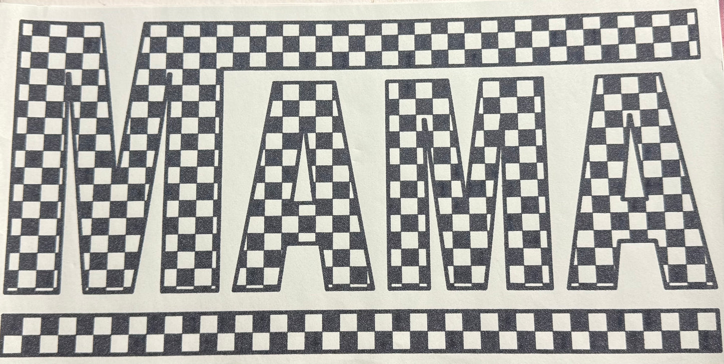 MAMA CHECKERED