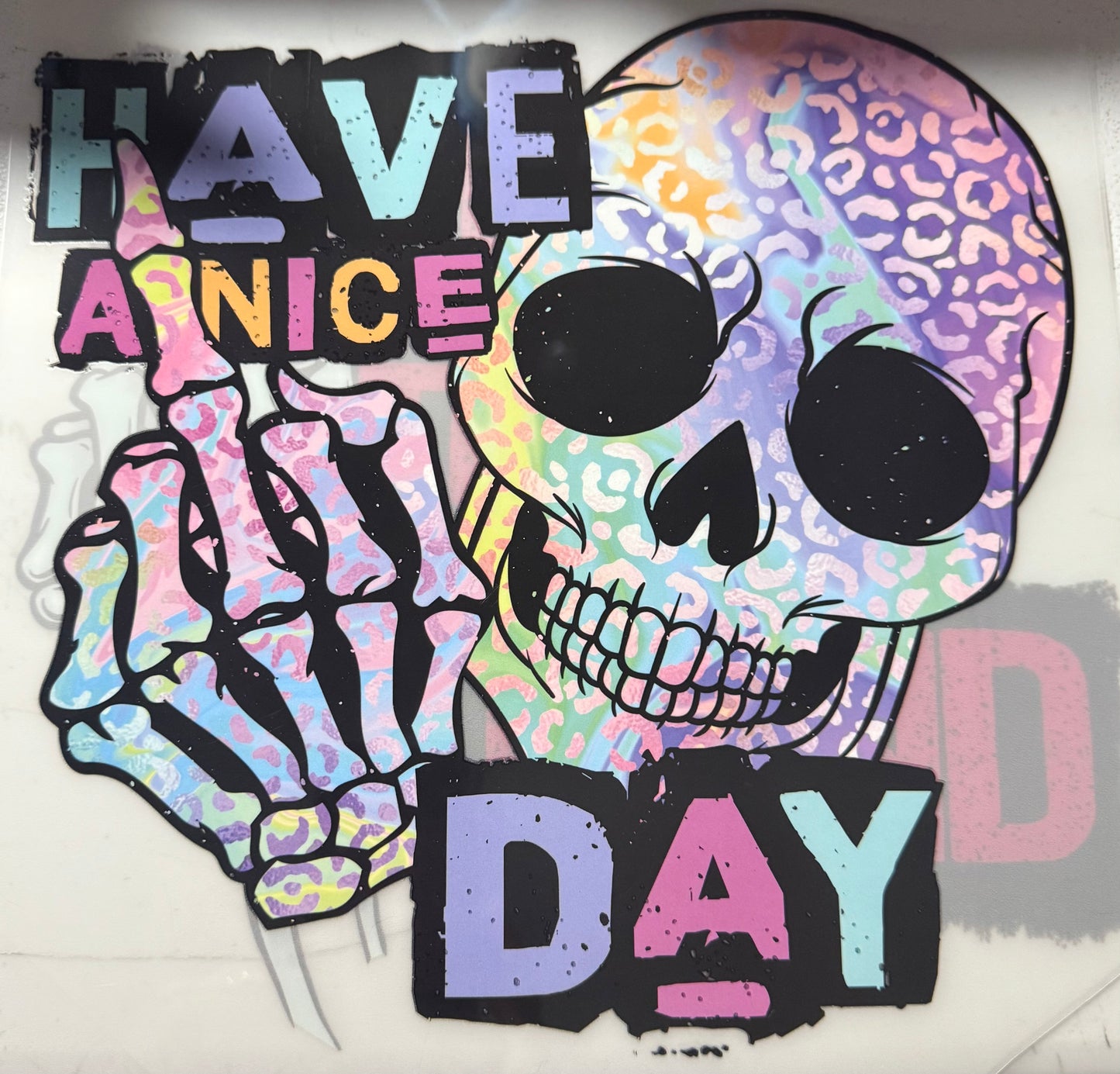 HAVE A NICE DAY MIDDLE FINGER