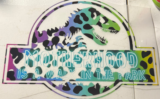 MOTHERHOOD IS A WALK IN THE PARK