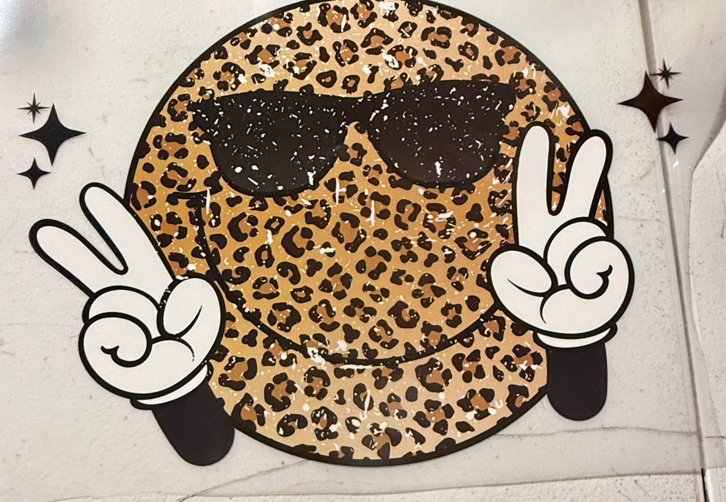 LEOPARD SMILE FACE PEACE