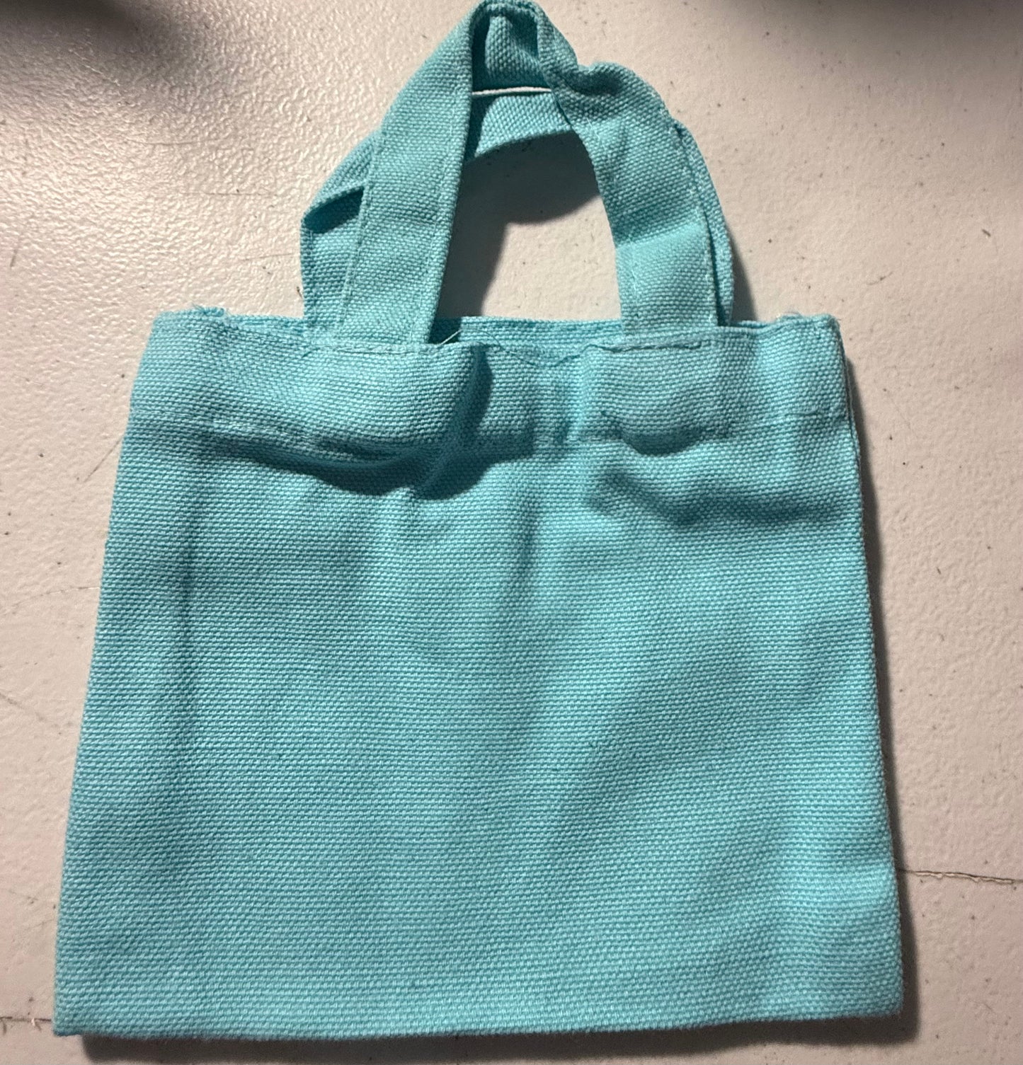 LIGHT BLUE MINI MINI TOTE BAG