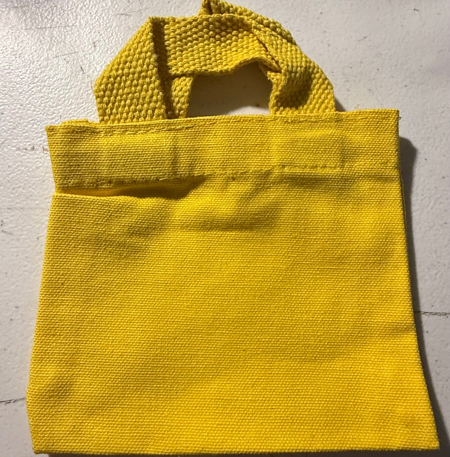 MINI MINI YELLOW TOTE BAG