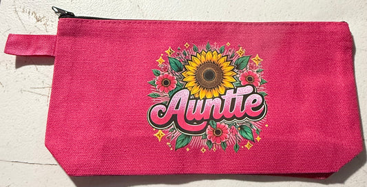HOT PINK ZIPPER BAG