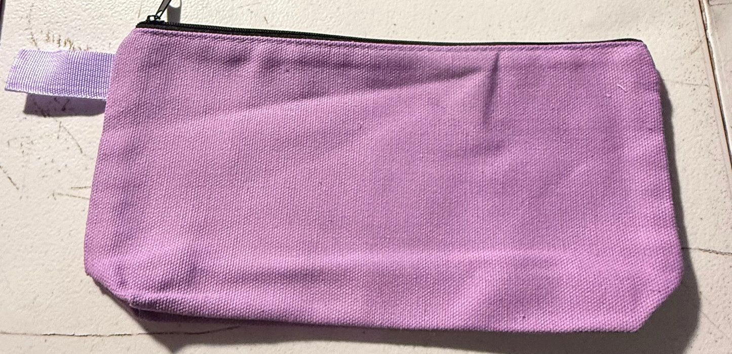 PURPLE ZIPPER BAG
