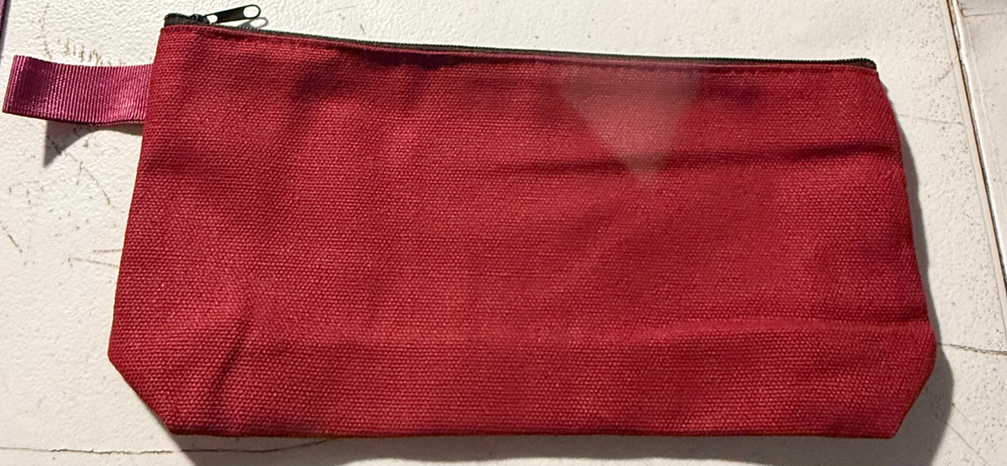MARRON ZIPPER BAG