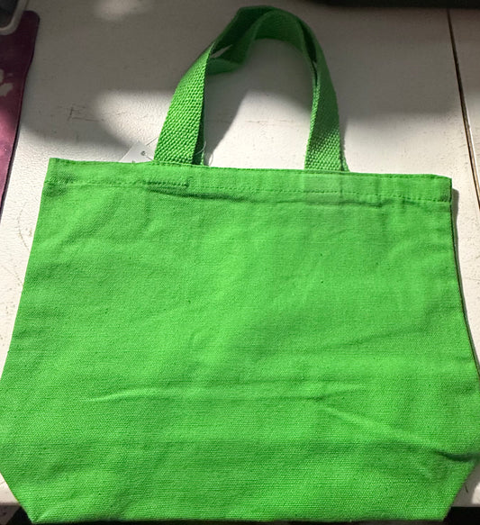 GREEN MINI TOTE BAG