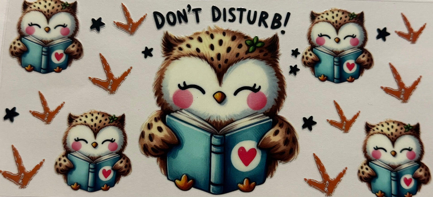 DONT DISTURB OWL BOOK