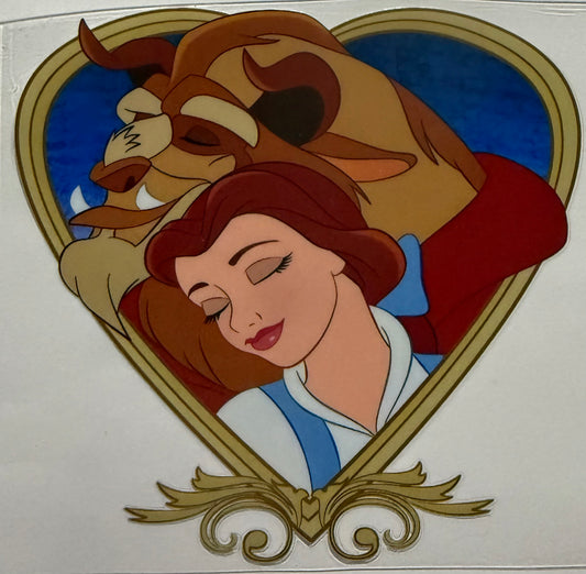 BEAST GIRL BLUE HEART GOLD