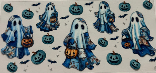 GHOST QUILT PUMPKINS