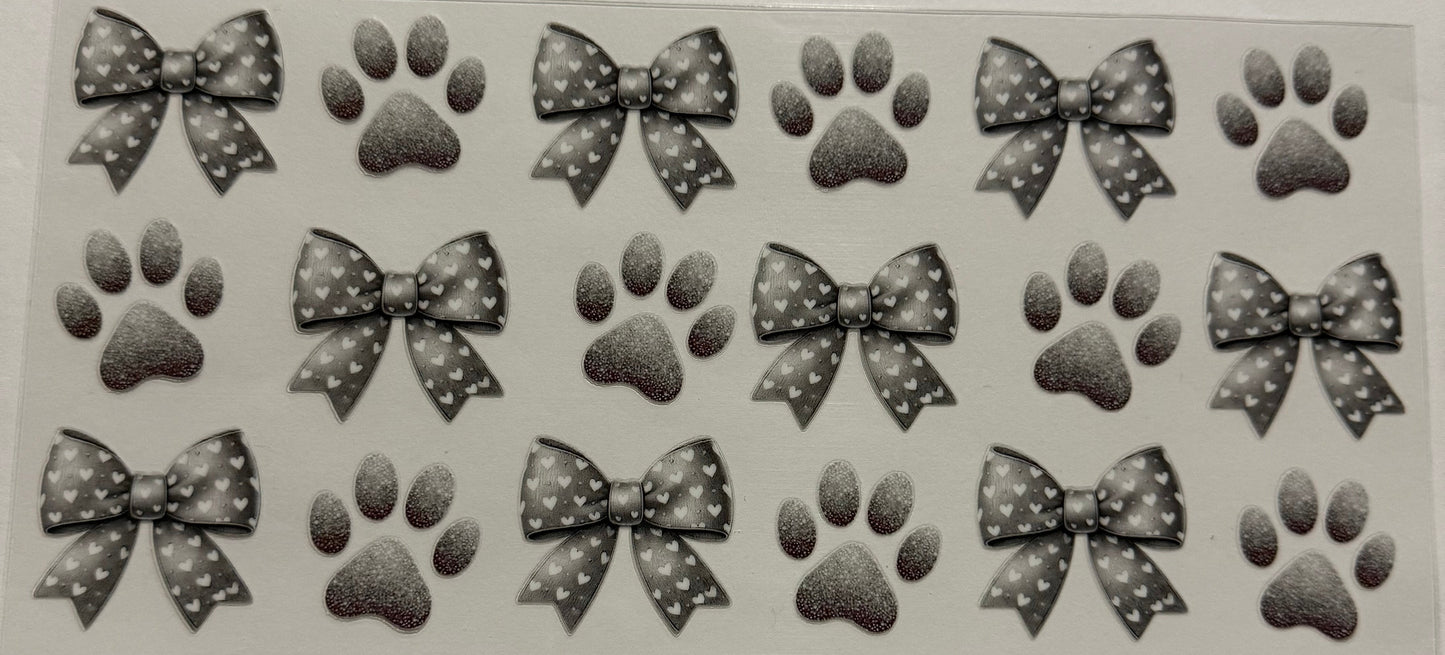GRAY PAWS AND BOWS