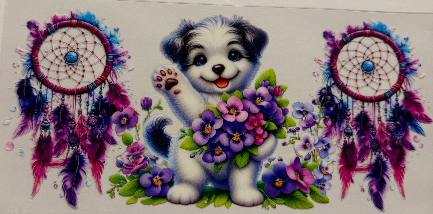 PUPPY AND DREAMCATCHERS