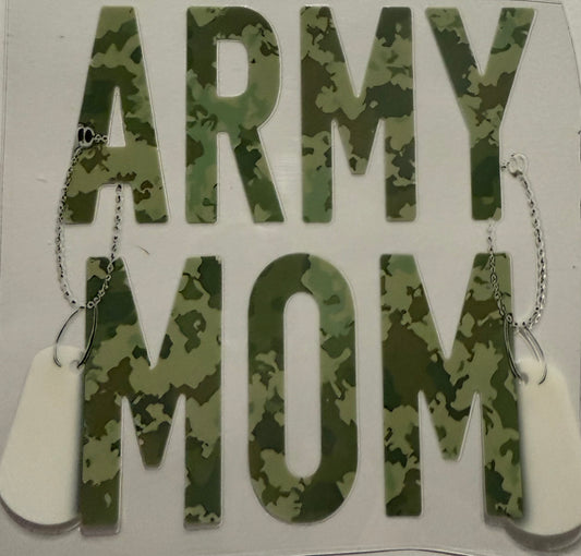 ARMY MOM DOG TAGS