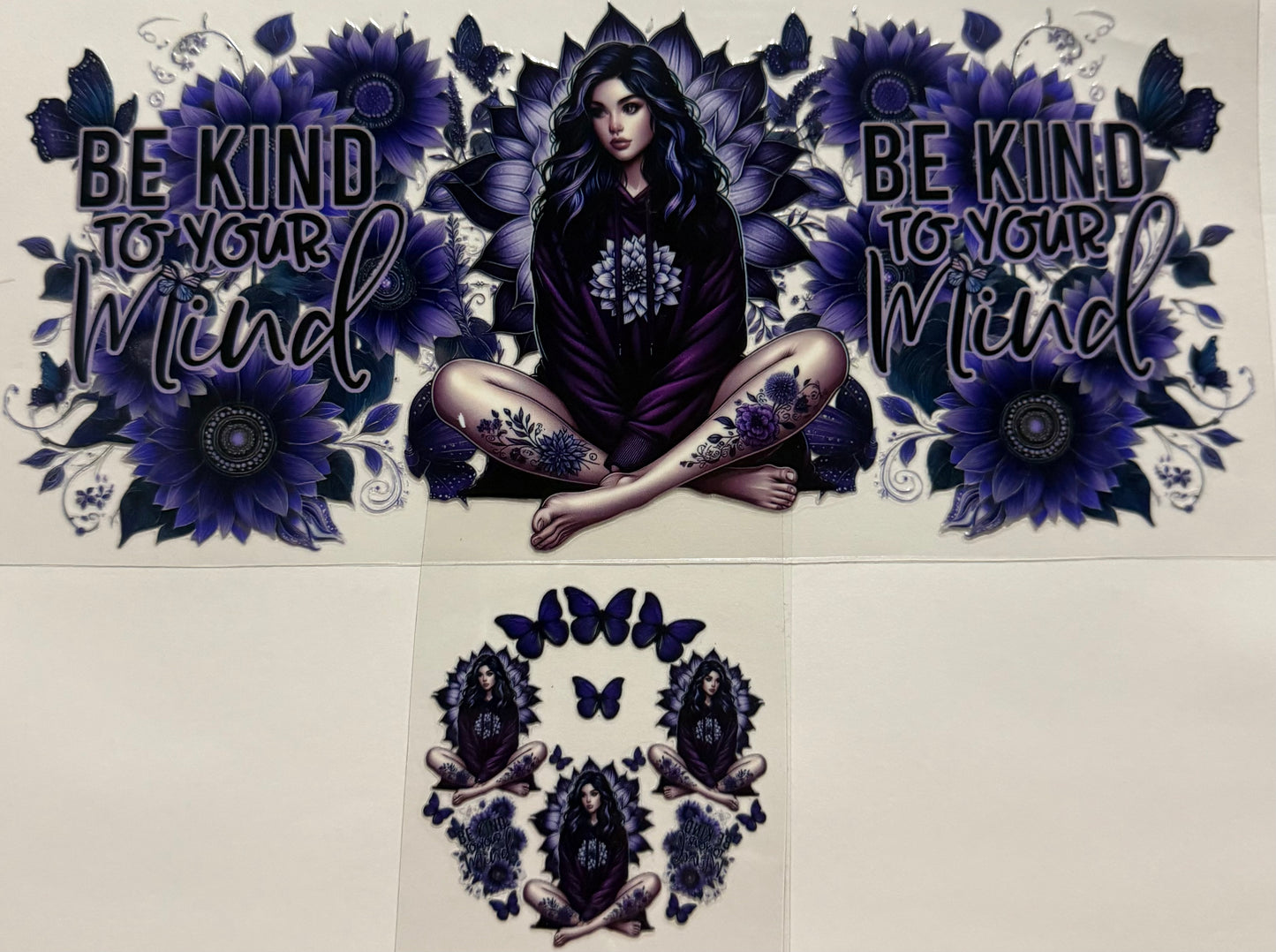 BE KIND TO YOUR MIND WITH LID OR BOTTOM