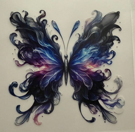 BUTTERFLY WITH BLACK WINGS POCKET