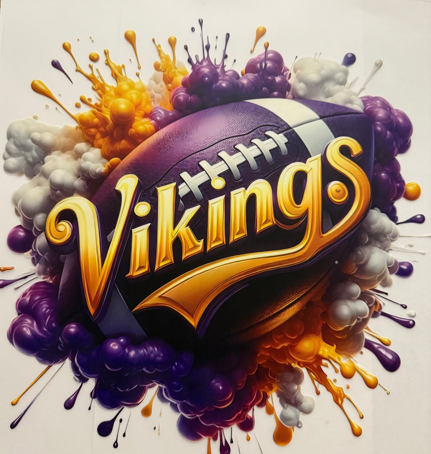 VIKINGS PAINT SPLATTER SMOKE