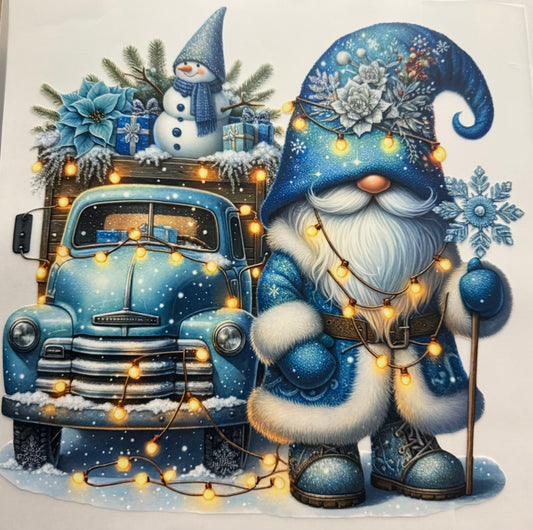BLUE GNOME BLUE TRUCK