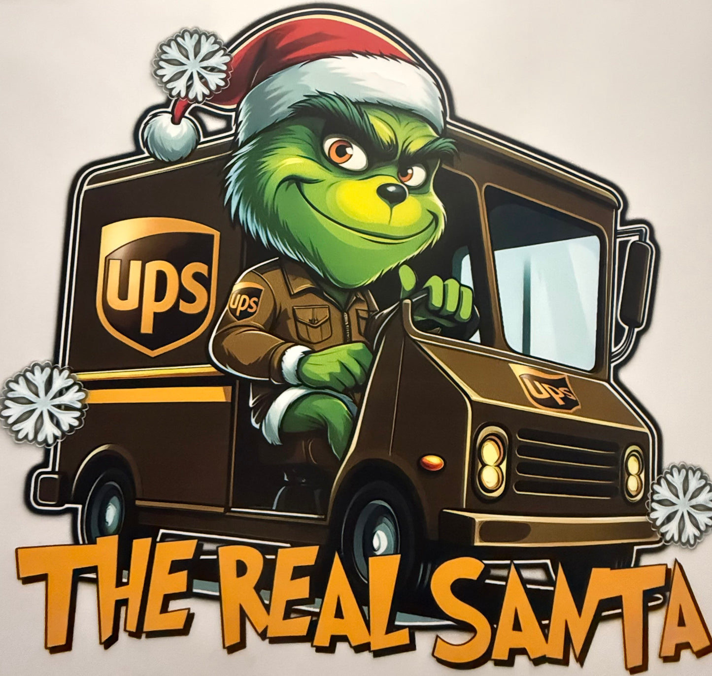 GREEN GUY THE REAL SANTA UPS
