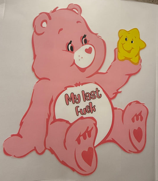 MY LAST F BEAR STAR
