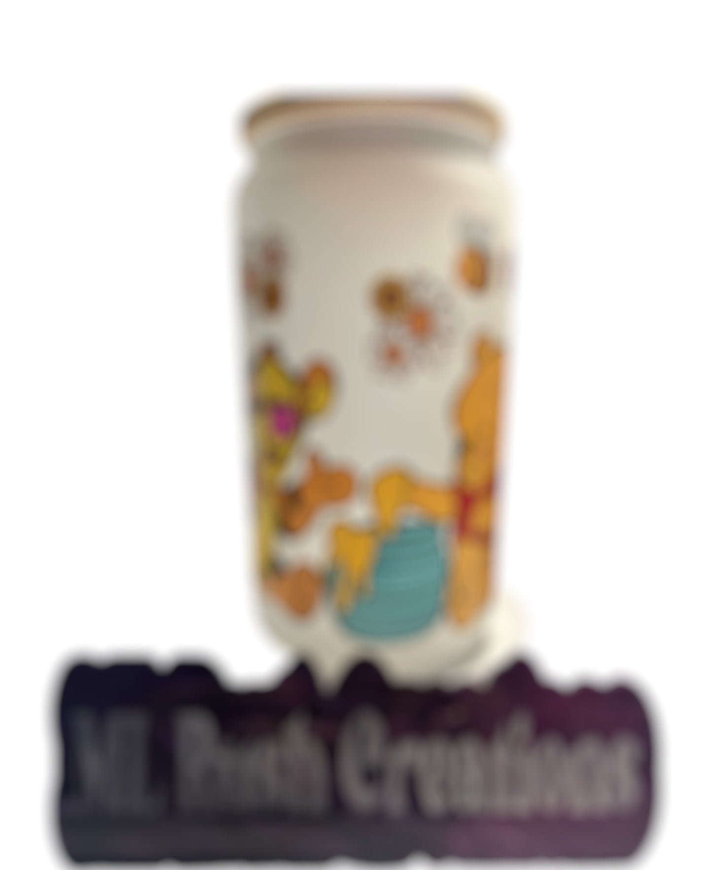 Bear tiger honey pot